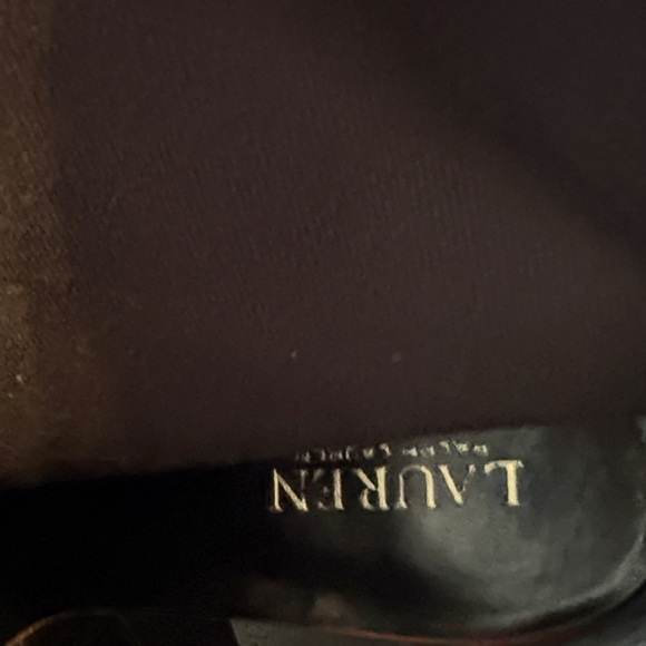 LAUREN for Ralph Lauren Black Suede Ankle Booties - Picture 6 of 11